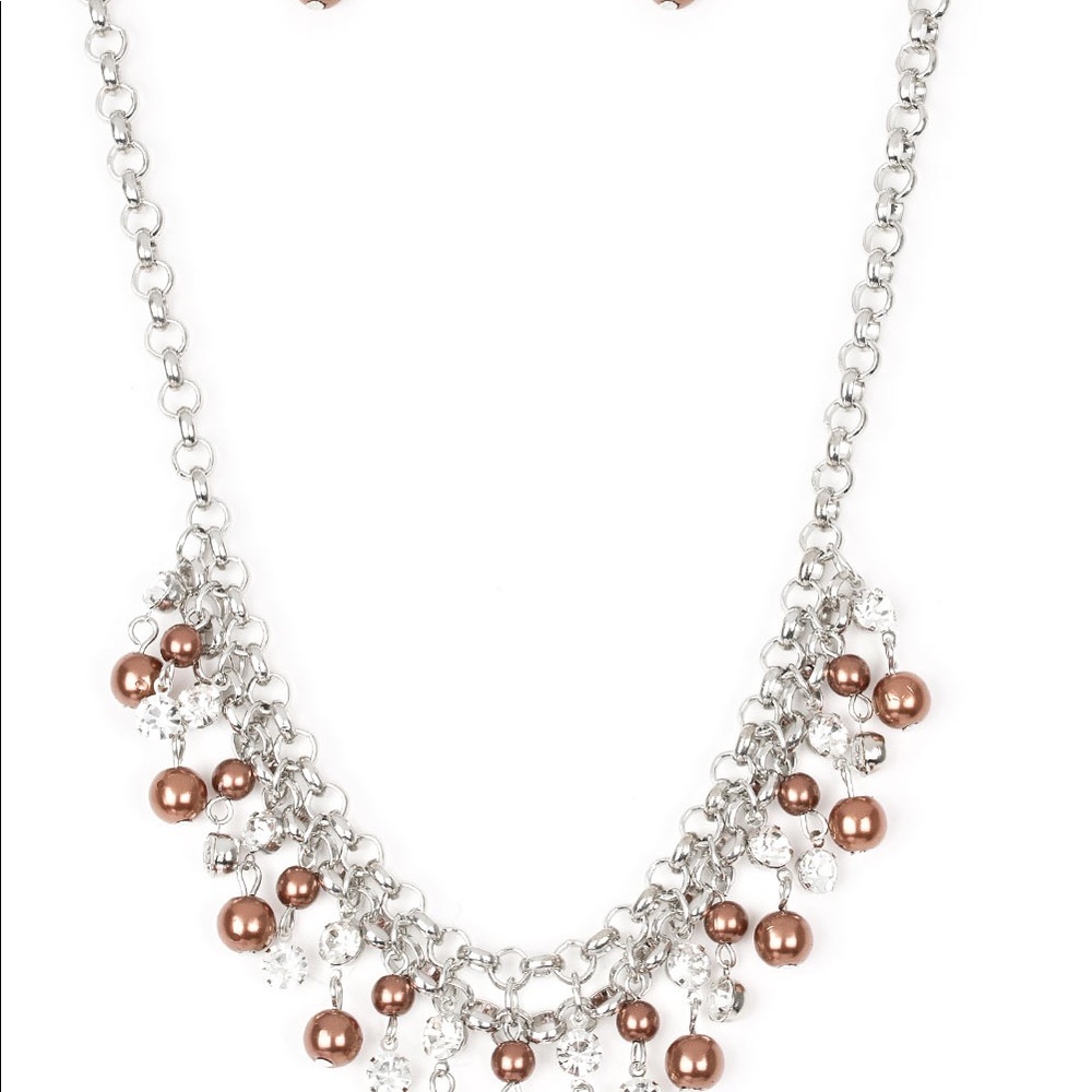 Necklace and rings and earrings